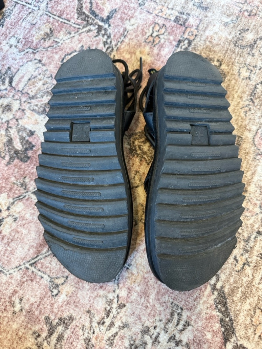 Dr. Martens Black Lace-Up Platform Gladiator Sandals Sz 8 women - Picture 5 of 6